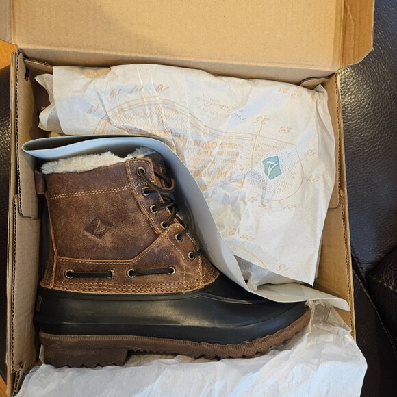 Sperry Decoy Shearling Boot NIB Brwn main image 9